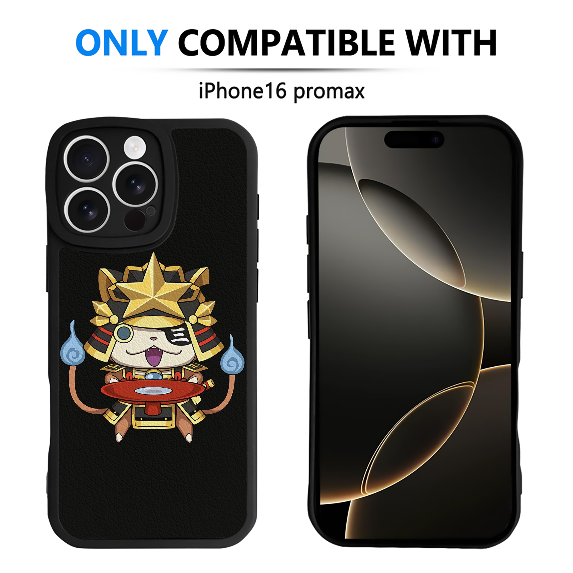 （画像用） 妖怪ウォッチ Yo-kai Watch 【iPhone 16シリーズ対応】シリコンスマホケース（レザー調） 材質：シリコン